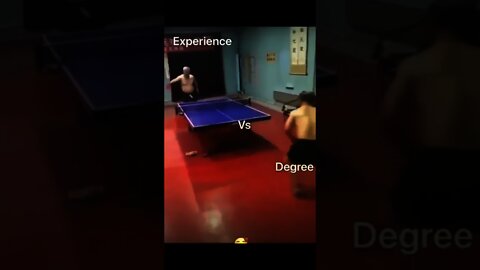 He was not expecting this😂😂🏓