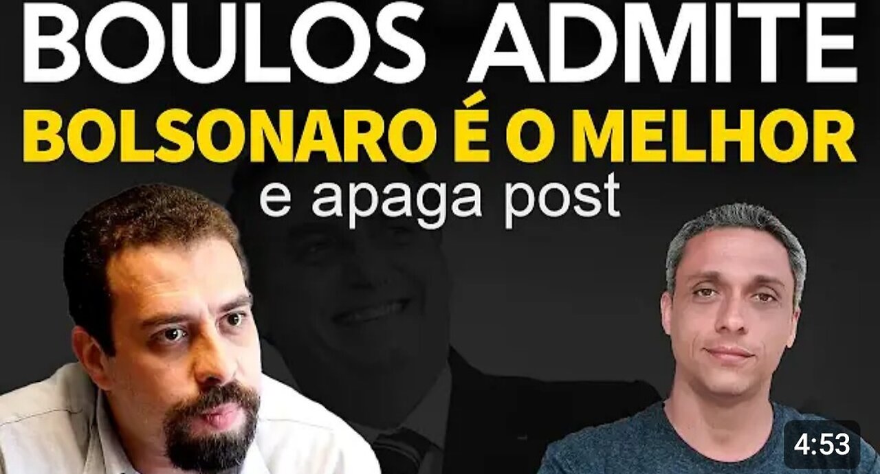 Very dumb! Boulos admits that Bolsonaro ended misery in Brazil and erases post