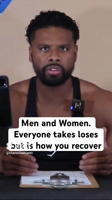 Men and Women. Everyone takes loses but is how you recover #shorts #success #motivation #goals