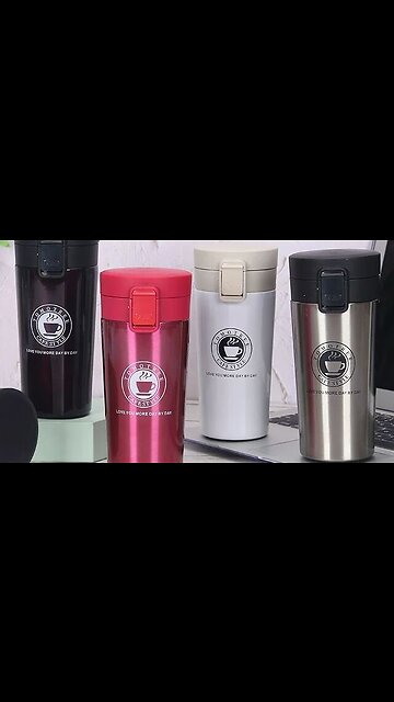 Premium Stainless Steel Double Wall Thermos Mug