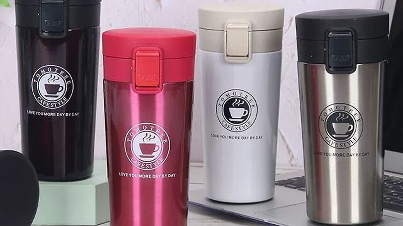 Premium Stainless Steel Double Wall Thermos Mug