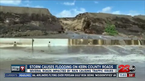 Heavy rainfall leads to flooding throughout Kern County