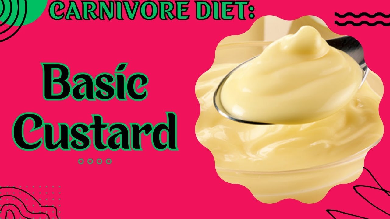 Carnivore Diet: Basic Custard!