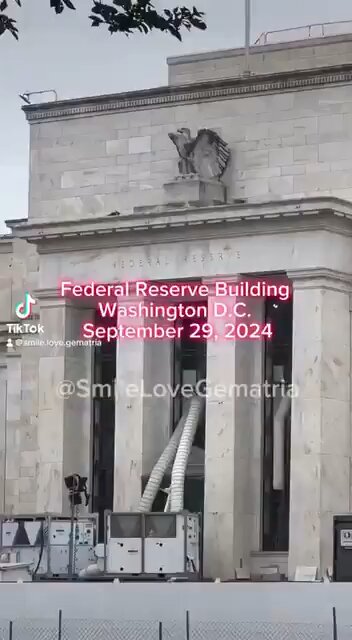 The federal reserve building has been abandoned since 2020 ... Until further notice W.H.G.