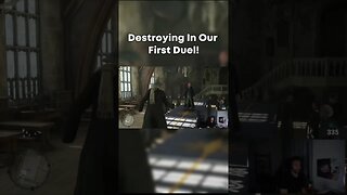 Obliteration In Our First Wizarding Duel! #shorts #harrypotter #hogwartslegacy