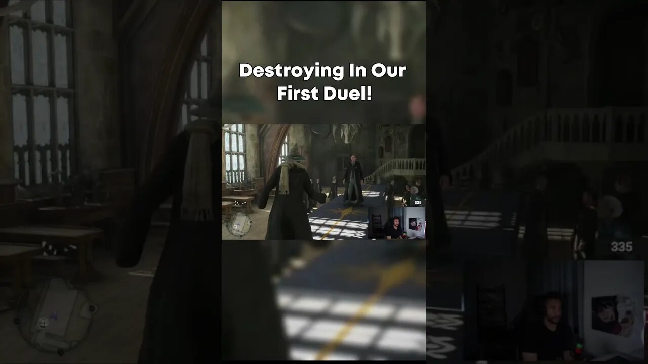 Obliteration In Our First Wizarding Duel! #shorts #harrypotter #hogwartslegacy