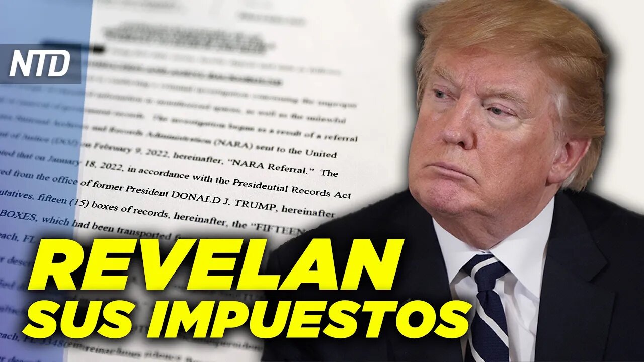 NTD Noche [21 dic] Revelan impuestos de Trump; Biden y Zelenski se reúnen