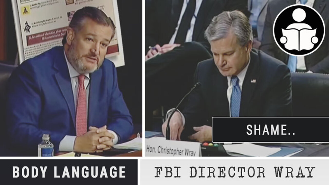 Body Language - Ted Cruz, FBI Director Christopher Wray