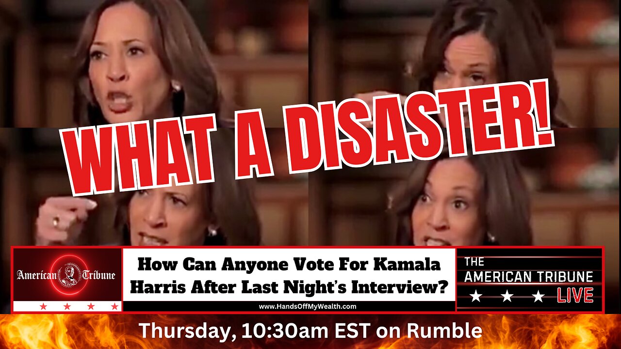 How Can Anyone Vote For Kamala After Last Night's Disaster?