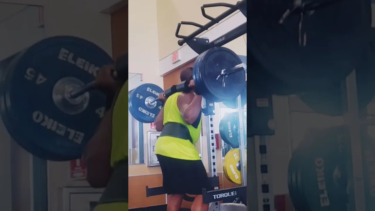 Reintroducing back squats #backsquats #legworkout #strengthtraining