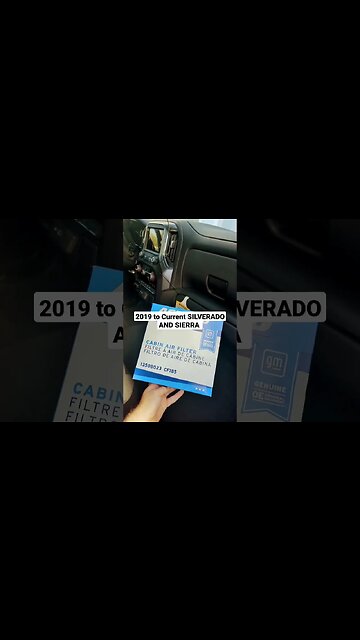 CHEVY GMC HOW TO Cabin Air Filter Replacement #chevrolet #duramax #chevyduramax #diy #howto