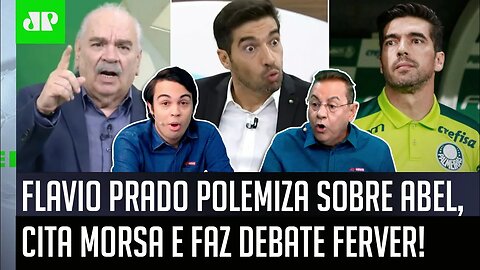 PEGOU FOGO! "CALMA! O Abel Ferreira NÃO É um..." Flavio Prado POLEMIZA, cita Morsa, e DEBATE FERVE!