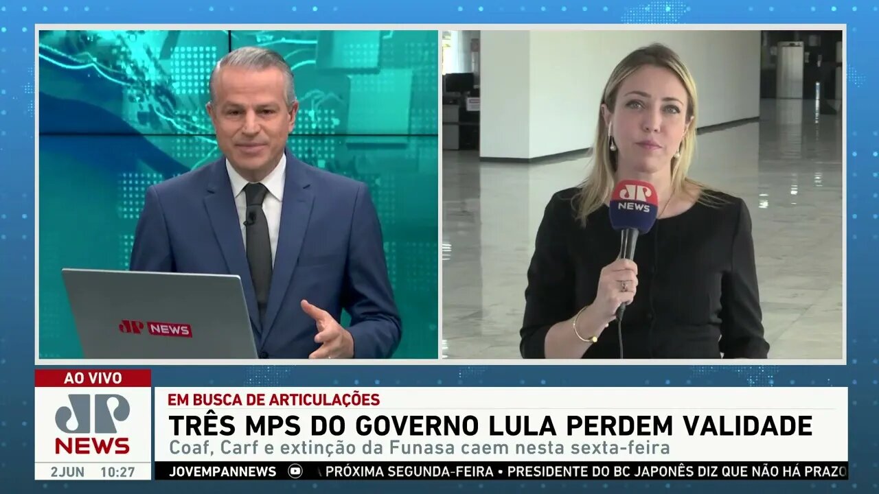 Três MPs do governo Lula perdem validade em Brasília; Vilela opina