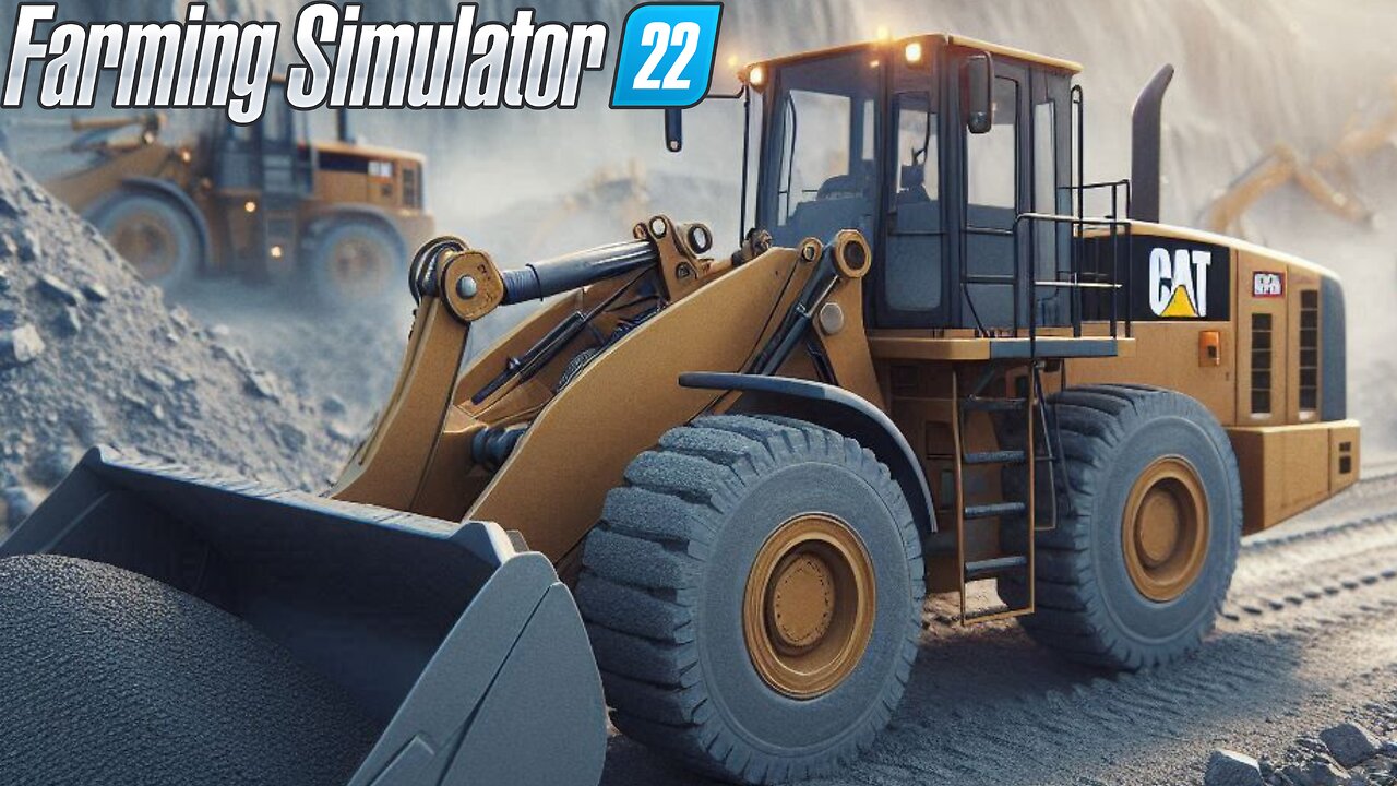 Feeding the crusher & organizing piles || Farming Simulator 22 *Mining*