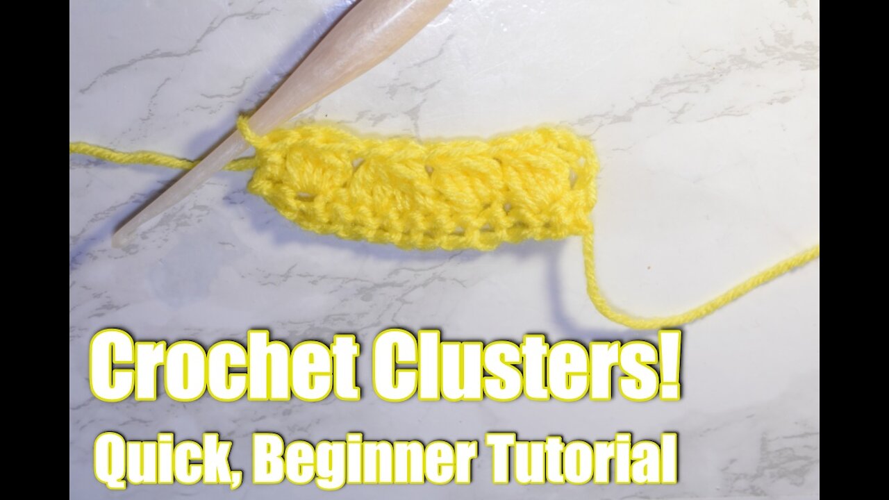 How to Crochet the Cluster Stitch