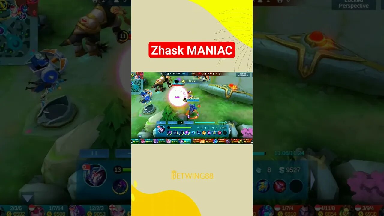 ZHASK MANIAC #mobilelegend #mlbb #mobilelegendsadventure #shortsvideo #shorts #betwing88slotgacor