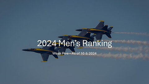 The SC Men's Top 25 - Week Five