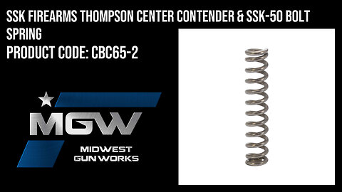 SSK Firearms Thompson Center Contender & SSK-50 Bolt Spring - CBC65-2