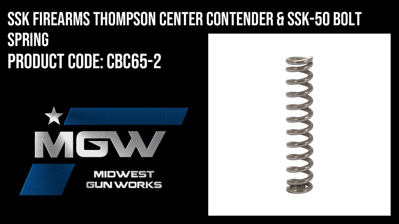 SSK Firearms Thompson Center Contender & SSK-50 Bolt Spring - CBC65-2