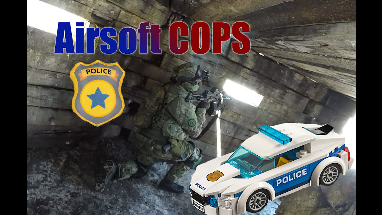 Airsoft Gameplay , Airsoft LMG , Airsoft Cops.