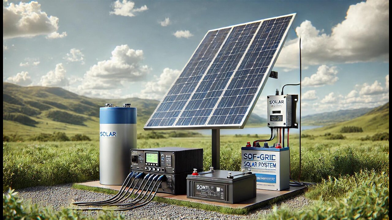 How To Make The MOST SIMPLE Solar Power System