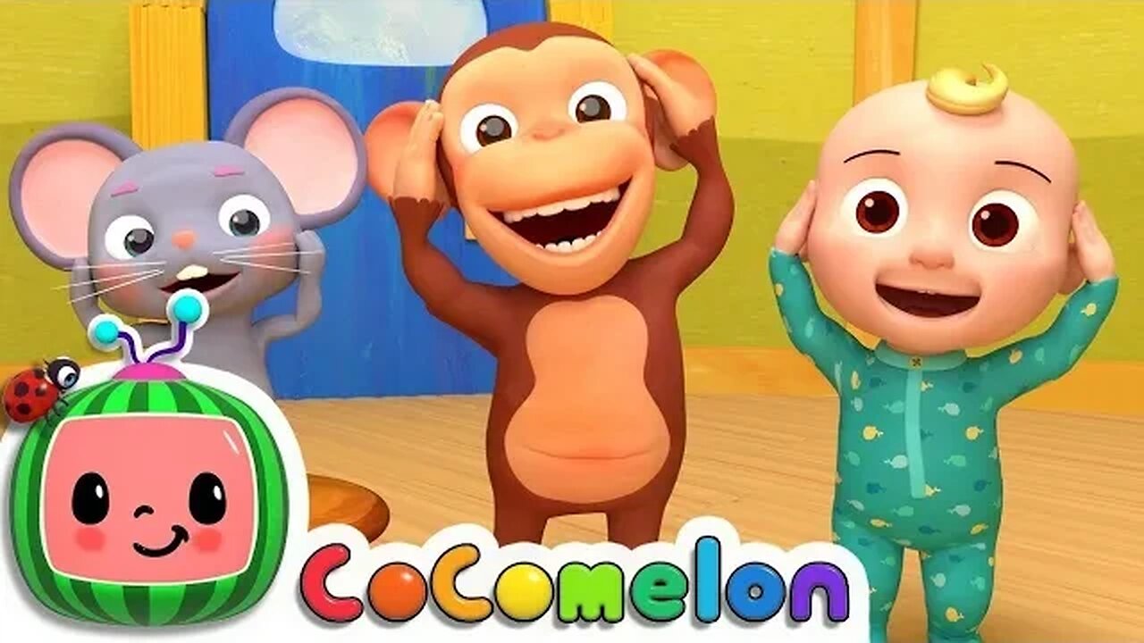 Head, Shoulder, Nees & Toes 👶 Kids Song & Nursary Rhymes @CoComelon