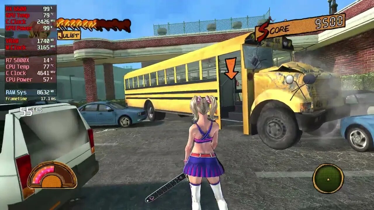 Xenia Lollipop Chainsaw 5800X | RX 6600 | 1440p | 2023