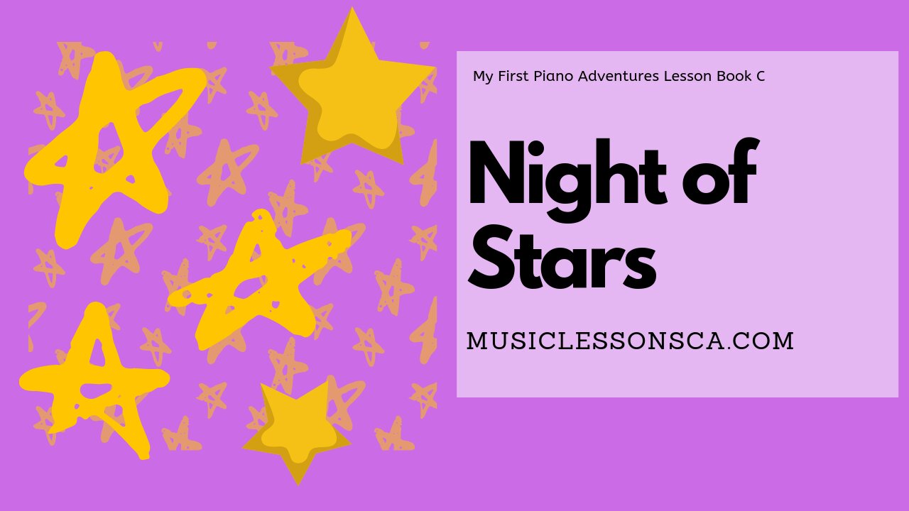 Piano Adventures Lesson Book C - Night of Stars