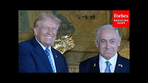 WATCH: Donald Trump Welcomes Benjamin Netanyahu To Mar-A-Lago