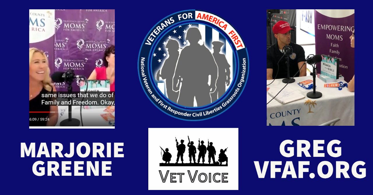 THE BUFF SHOW Veterans for America First Ambassador Greg Aselbekian & Marjorie Greene
