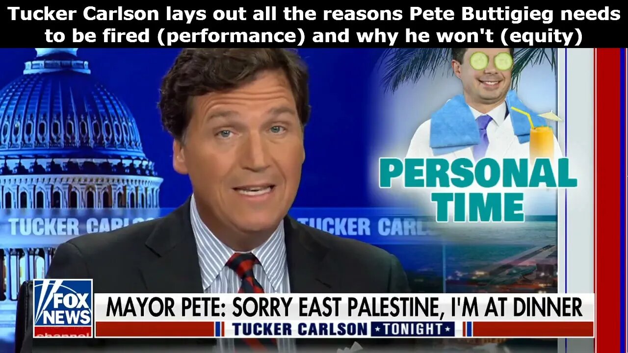 Tucker exposes Mayor Pete... again