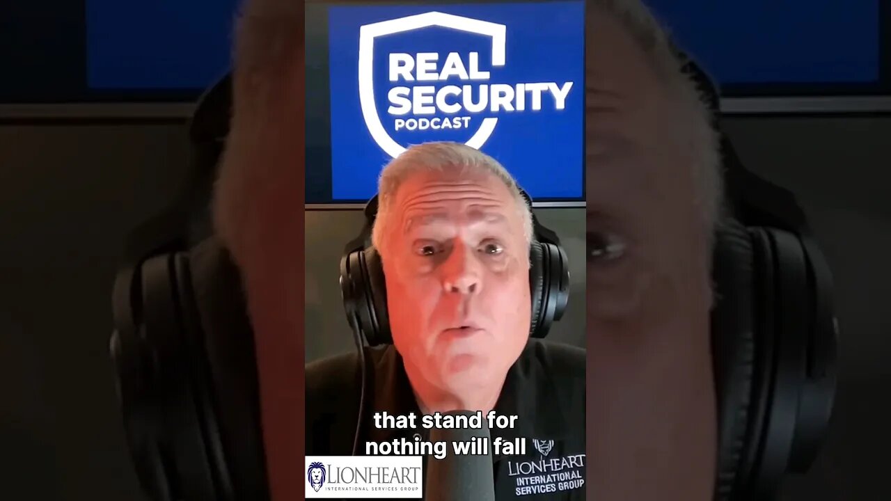 Those who stand for nothing would fall for anything.