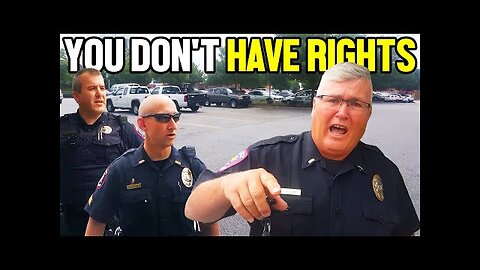 Clueless Cops Make Up FAKE LAWS To Arrest Innocent Man