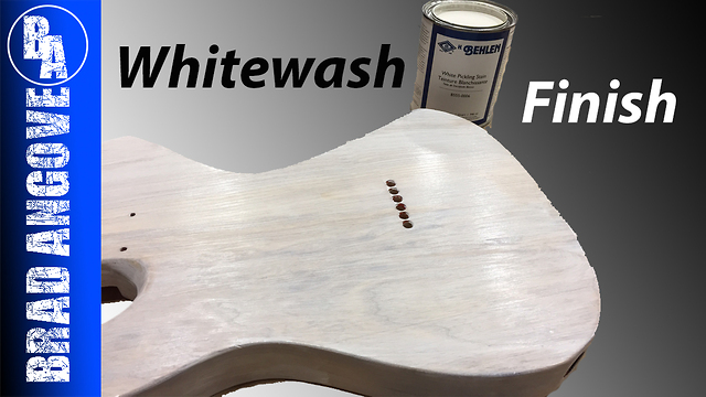 How to do a White Wash or White Stained Guitar