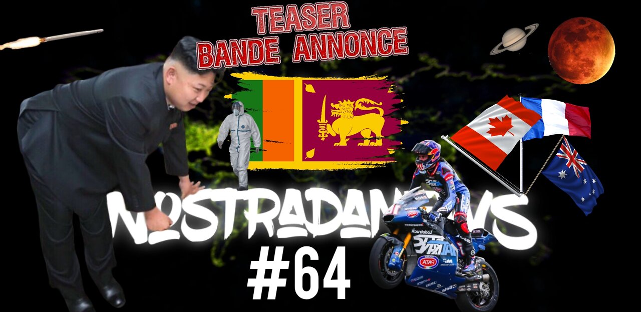 TEASER Bande Annonce NostradaNews #64 Live sur Youtube dimanche 19h