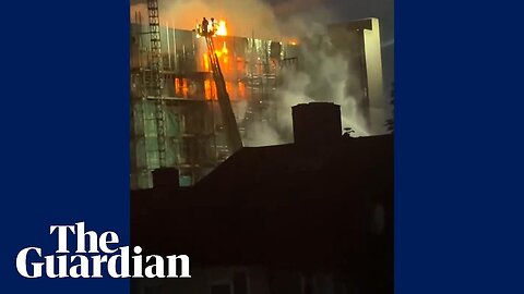 London fire: firefighters tackle blaze at Dagenham tower block