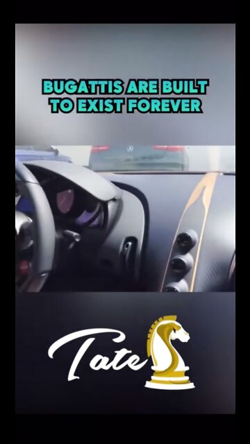 Andrew tates Bugatti is designed to last forever