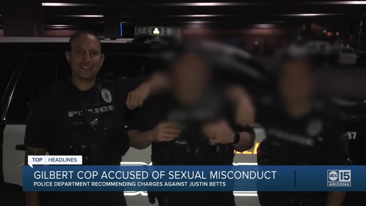 Gilbert cop accused of sexual misconduct