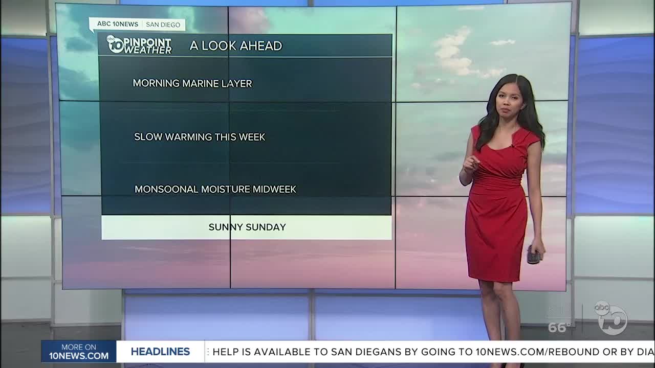 ABC 10News Pinpoint Weather for Sun. July 26, 2020