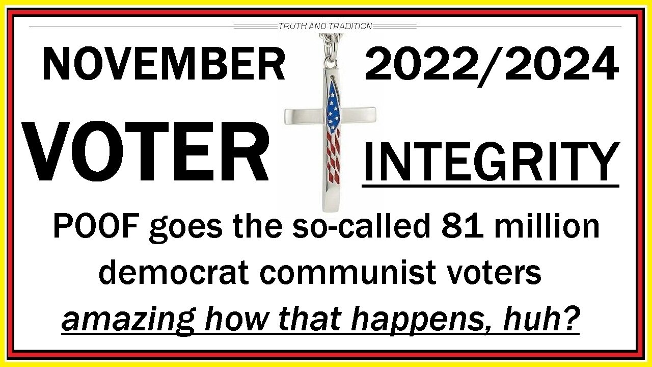 VOTER INTEGRITY - 2022/2024