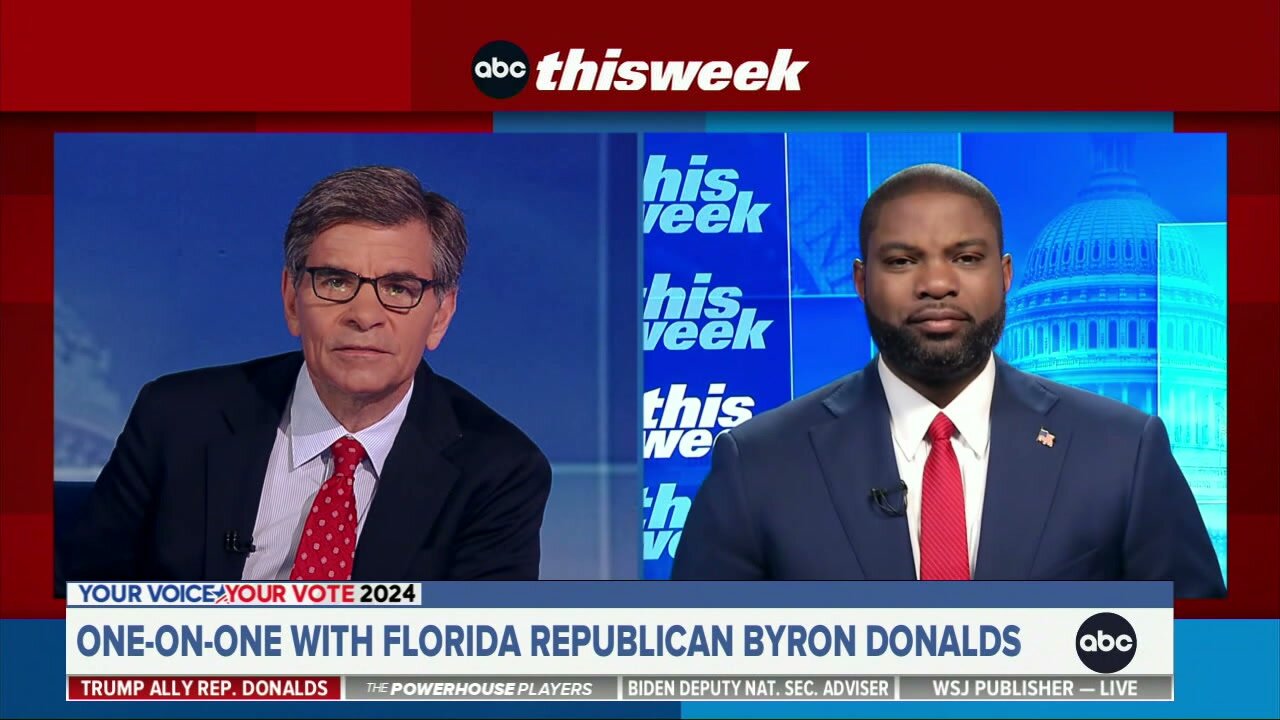 Rep. Byron Donalds Decimates George Stephanopoulos Over Kamala's Heritage