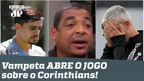 "O Tiago Nunes tá PERDIDINHO!" Vampeta ABRE O JOGO sobre o Corinthians!