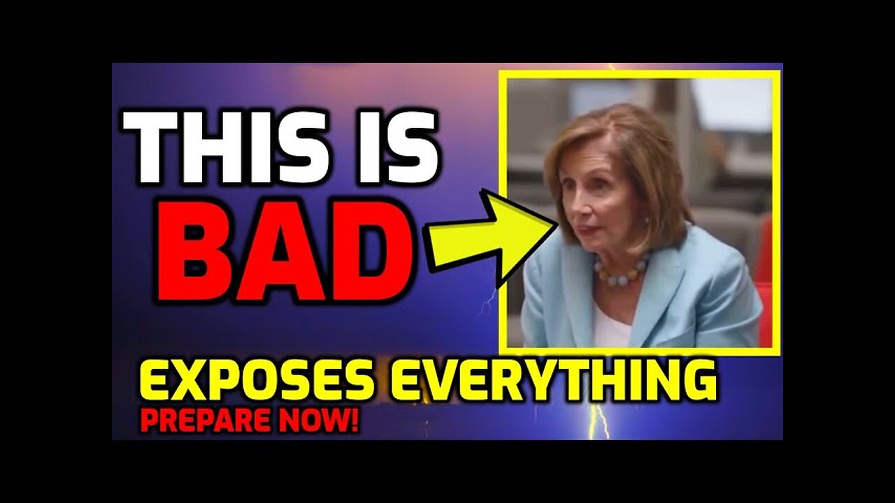 RED ALERT!! 🚨 Nancy Pelosi Accidentally SPILLS THE BEANS ON LIVE TV....... PREPARE NOW!!