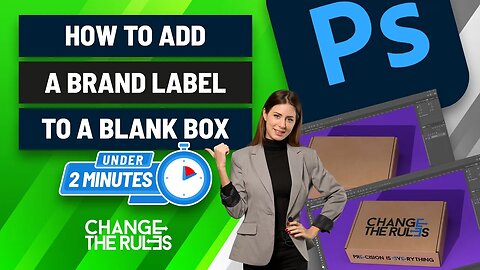 How To Add A Brand Label To A Blank Box