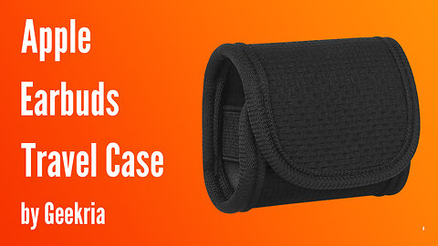Apple On-Ear Headphones Travel Case, Soft Shell Headset Carrying Case | Geekria