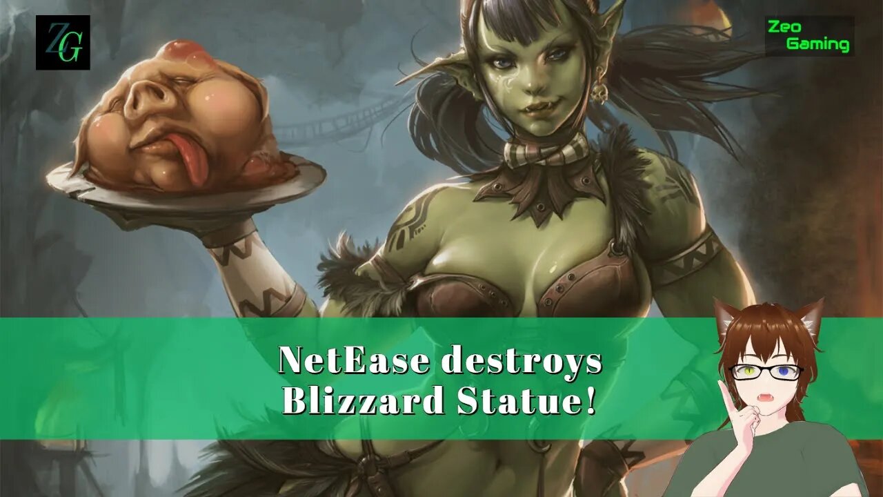 NetEase destroys Blizzard Statue!