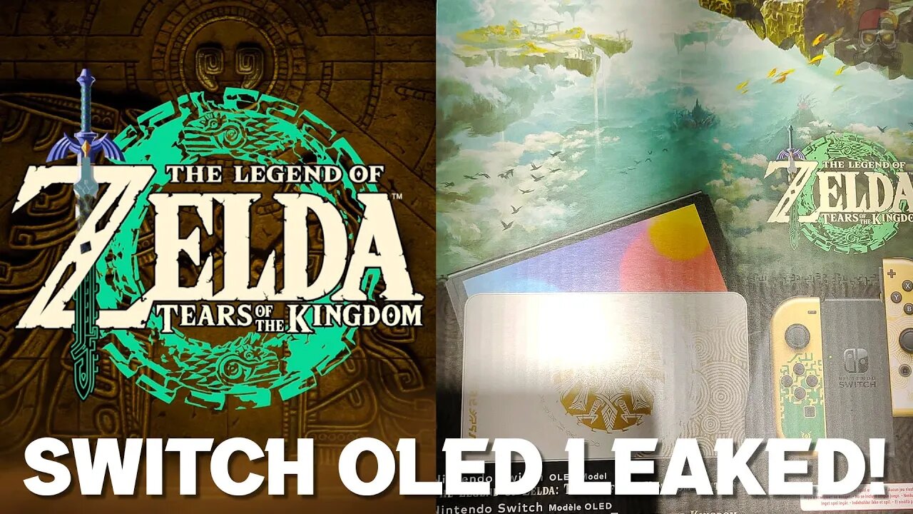 Zelda Tears of the Kingdom Nintendo Switch OLED LEAKED!