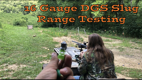 16 Gauge DSG Slug Range Testing #2