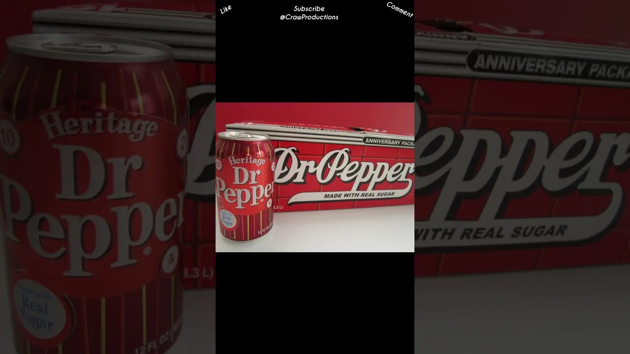 Heritage Dr Pepper became available around November 2009 #drpepper #shorts