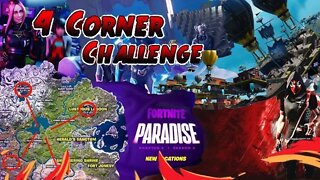 4 Corner Challenge : Fortnite C3 S4